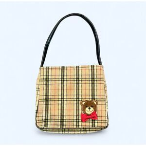 Dover Kidz Tan Plaid Kids Play Purse Bag